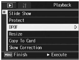 RICOH GR DIGITAL II - Setting DPOF for All Still Images - 1