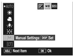 RICOH GR DIGITAL II - Setting the White Balance Manually (Manual Settings) - 1