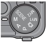 RICOH GR DIGITAL II - Turn the mode dial to M. - 1