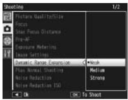 RICOH GR DIGITAL III - Shooting Menu Options - 3