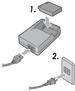 RICOH GR DIGITAL III - Plug the charger in. - 1