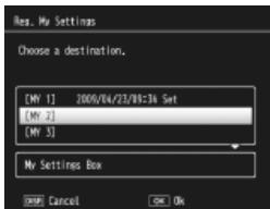 RICOH GR DIGITAL III - Save settings. - 1