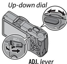 RICOH GR DIGITAL III - The Up-down Dial and ADJ. Lever - 1