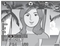 RICOH GR DIGITAL III - Choose the focus distance. - 1