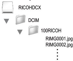RICOH GR DIGITAL III - Copy files from the camera to the computer. - 1