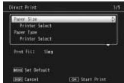 RICOH GR DIGITAL III - Adjust printer settings. - 1