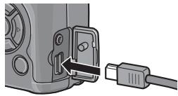 RICOH GR DIGITAL III - Connect the camera. - 1