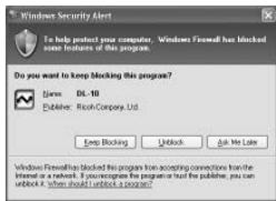 RICOH GR DIGITAL III - Security Alerts (Windows Vista/Windows XP) - 1