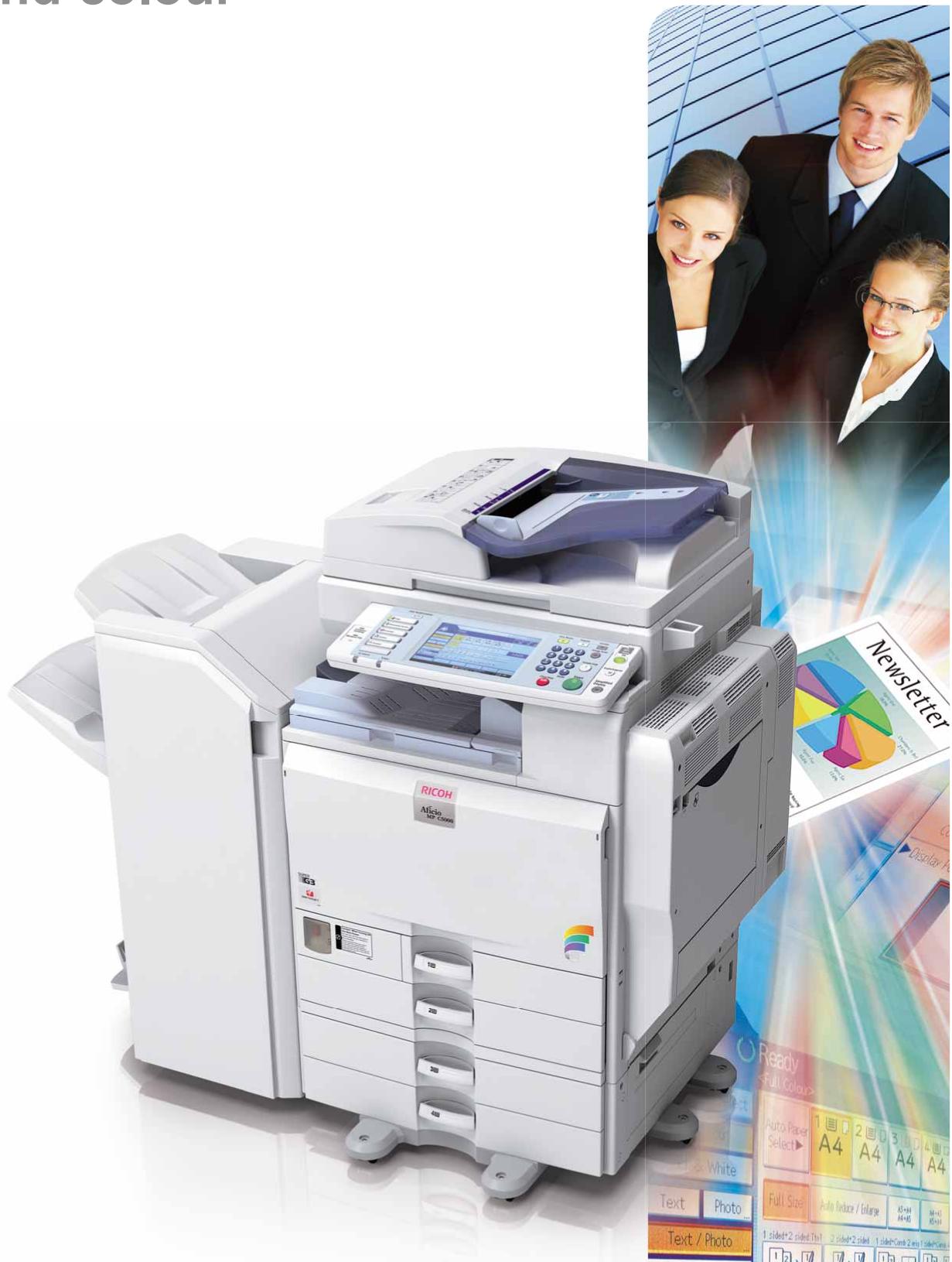 RICOH MP C4000 - Outstanding multifunctional performers in B/W and colour - 1