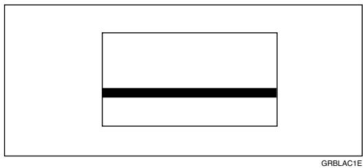 RICOH PRIPORT DX 2430 - Dirt on the Front Side of Paper (Black Line/Stain) - 1