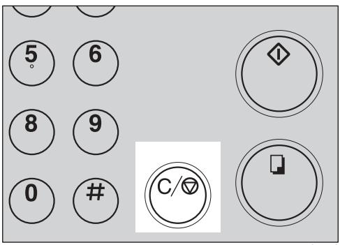 RICOH PRIPORT DX 2430 - Press the [Clear/Stop] key. - 1