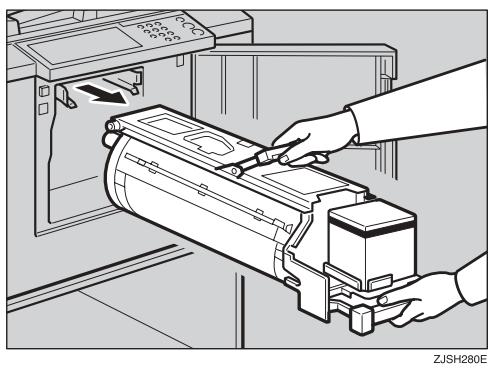 RICOH PRIPORT DX 2430 - Pull out the drum unit. - 1
