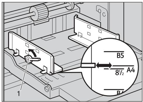 RICOH PRIPORT DX 2430 - Changing the Paper Size - 2