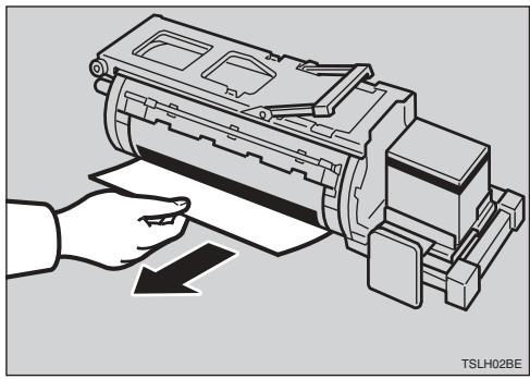 RICOH PRIPORT DX 2430 - Remove the misfed paper. - 2