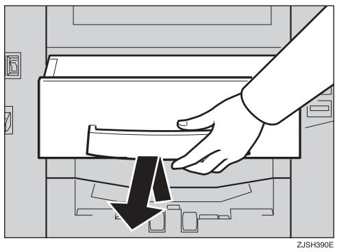 RICOH PRIPORT DX 2430 - Check where the misfed master is. Remove the misfed master as follows: - 1