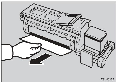 RICOH PRIPORT DX 2430 - Remove paper that is stuck to the drum. - 1