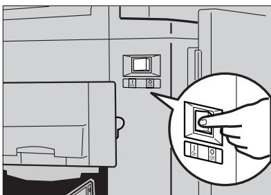 RICOH PRIPORT DX 3443 - Turn off the main switch. - 1