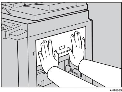 RICOH PRIPORT DX 3443 - Close the master tray. - 1