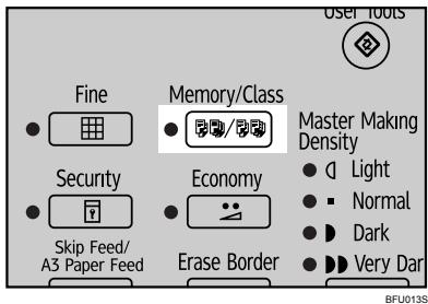 RICOH PRIPORT DX 3443 - Recalling the Stored Settings - 1