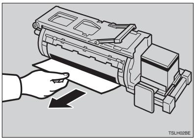 RICOH PRIPORT DX 3443 - Remove paper that is stuck to the drum. - 1