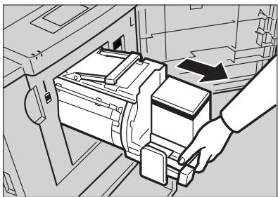 RICOH PRIPORT DX 3443 - Unlock the lever and then pull out the drum unit. - 1