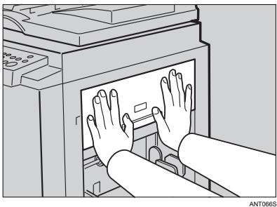 RICOH PRIPORT DX 3443 - Master Tray is Not Set Properly - 1