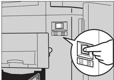 RICOH PRIPORT DX 3443 - Turn on the main switch. - 1