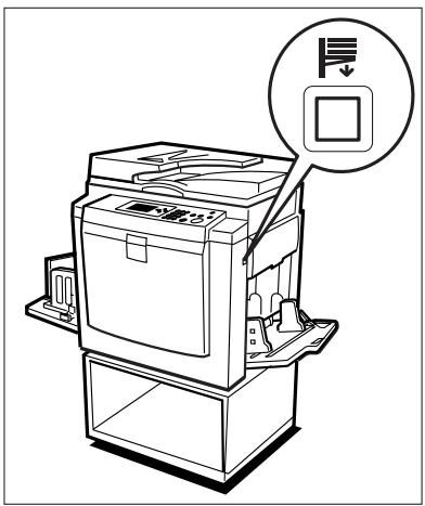 RICOH PRIPORT DX 3443 - Press the [Paper Feed Tray Down] key. - 1