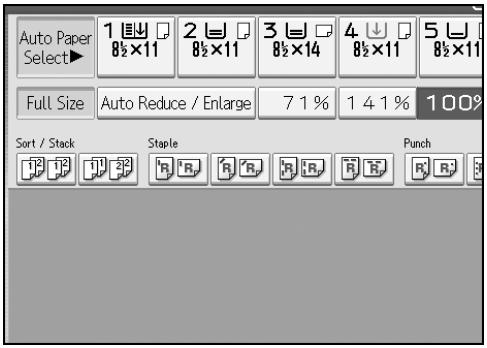 RICOH PRO 906EX - Select [Sort / Stack]. - 1