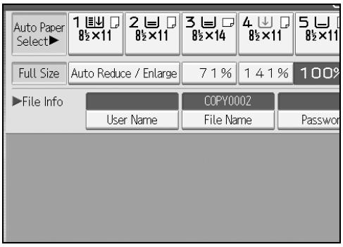 RICOH PRO 906EX - To register or change a user name (When using a user name not registered to the Address Book) - 1