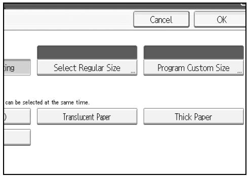 RICOH PRO 906EX - When copying onto Custom Size Paper - 1