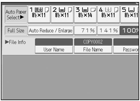RICOH PRO 906EX - To register or change a user name (When using a user name registered to the Address Book) - 1