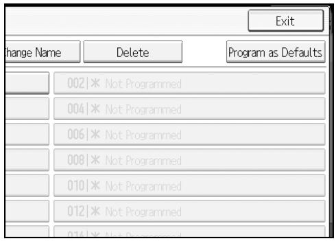 RICOH PRO 906EX - Deleting a Program - 1