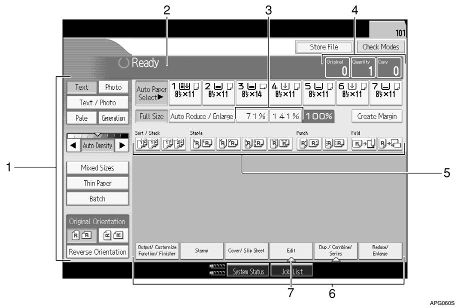 RICOH PRO 906EX - Initial copy display - 1