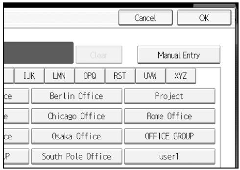 RICOH PRO 906EX - To search by user name - 2