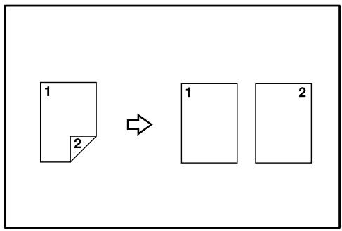 RICOH PRO 906EX - Copying 2-Sided Pages onto 1-Sided Pages - 1