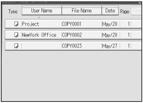 RICOH PRO 906EX - Checking the Details of a Stored Document - 1