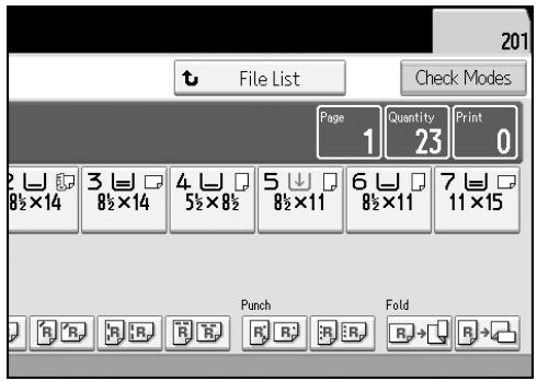 RICOH PRO 906EX - Printing a Stored Document - 2