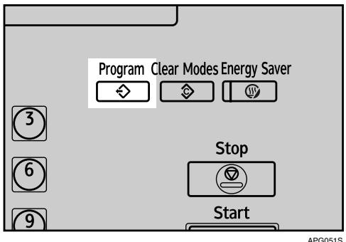 RICOH PRO 906EX - Storing a Program - 1