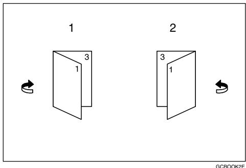 RICOH PRO 906EX - How to fold and unfold copies to make a booklet - 1