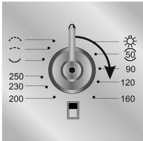 SMEG DO10PSS-5 - Small oven thermostat knob - 3