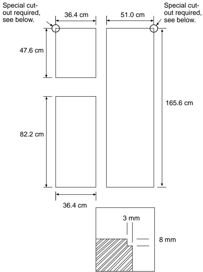 SMEG SRA25X/2 - Adding Door Panels (on models with trim kit) - 1