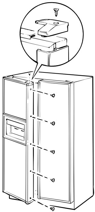 SMEG SRA25X/2 - REMOVE THE DOOR HANDLE TRIM - 1