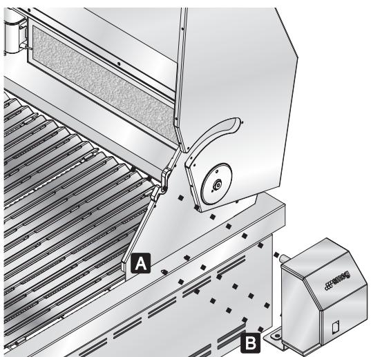 SMEG BQ6030TDE - Fitting and using the rotisserie motor - 1
