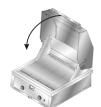 SMEG BQ6130S - NEVER STORE A SPARE GAS CYLINDER CLOSE TO THE APPLIANCE. - 7