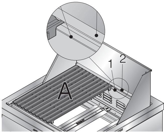 SMEG BQ61SDE - Positioning the grids - 1