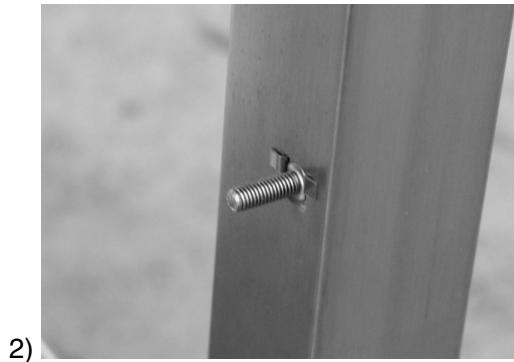 SMEG BQ90SDE - Fixing the gas cylinder to the trolley (optional) - 4
