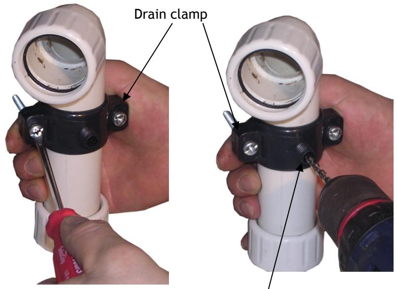 SMEG WO-04 - INSTALLING THE DRAIN CLAMP - 2