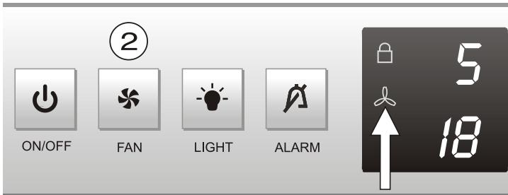 SMEG CVI38X - Fan button - 1
