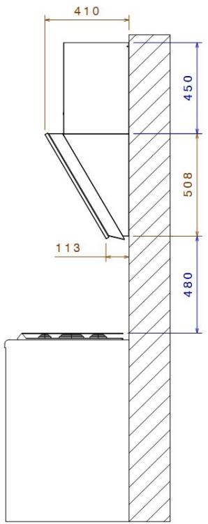 SMEG KCVB9B - Installation instructions: - 1